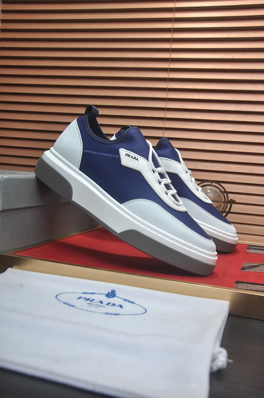 Men's shoes 💰580💶【PRADA】Top original, new season, high quality original goods, top imported calfskin with original imported glue, imported cowhide inside with original cowhide feet, original outsole! Quality guaranteed! Code 38-45 (45 customized)